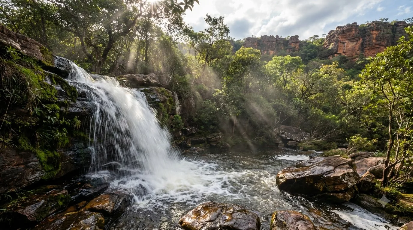 Cachoeira do Bisnau — cachoeira em Goias, Brasil