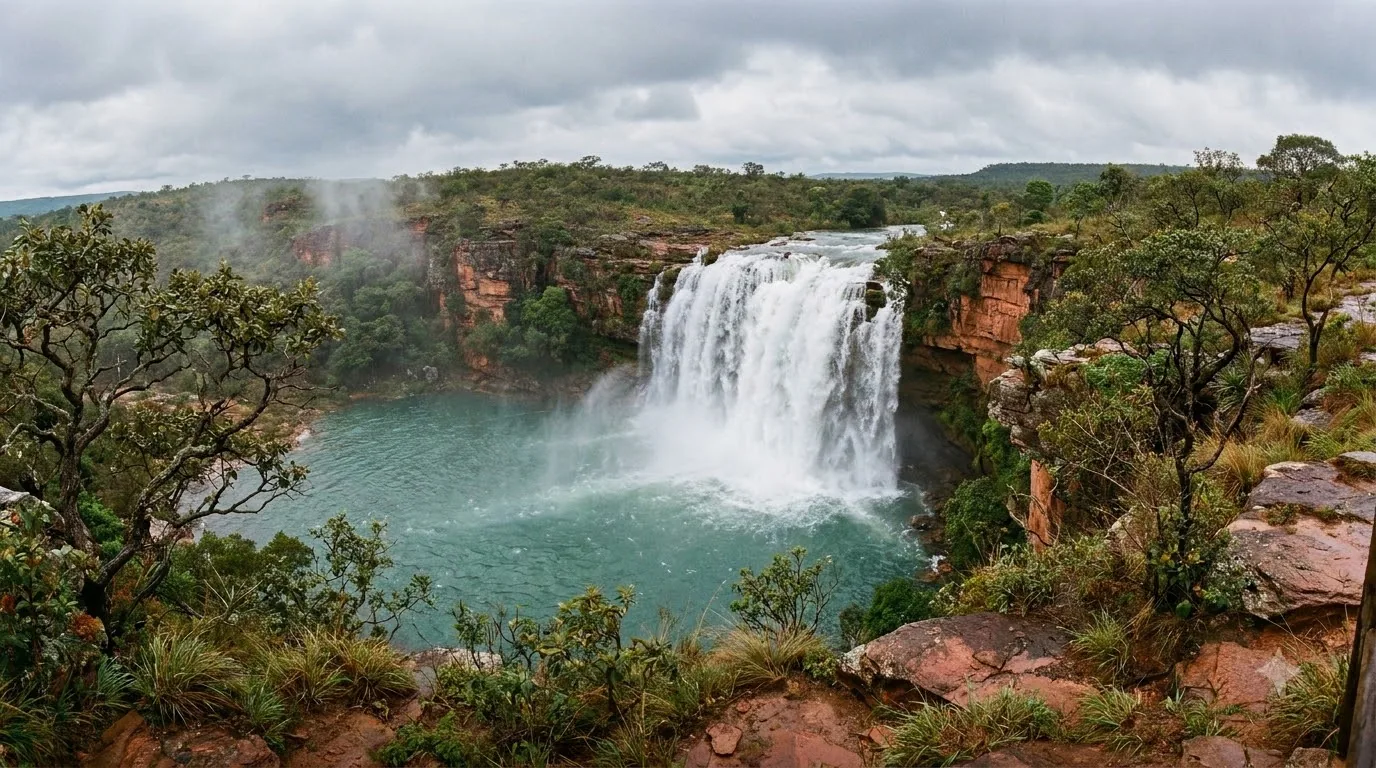 Cachoeira Rasgão — cachoeira em Goias, Brasil
