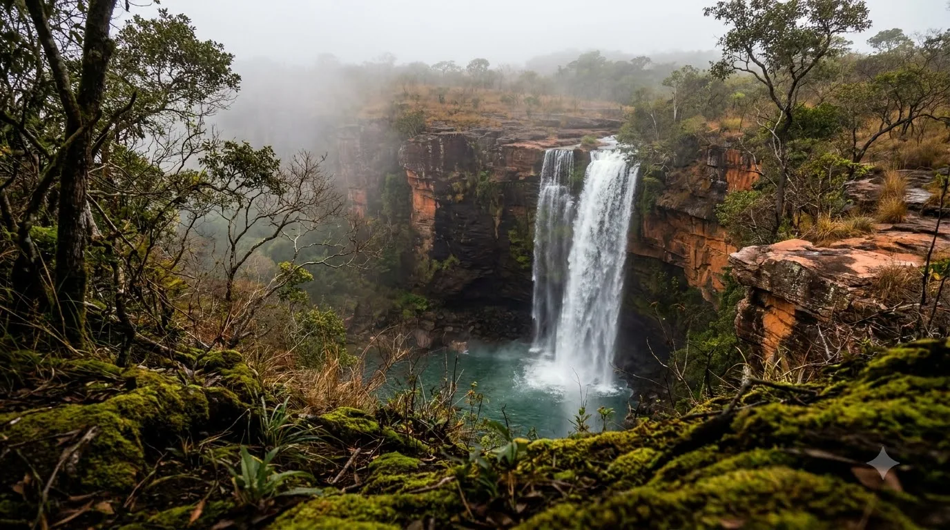 Poço Encantado — cachoeira em Goias, Brasil