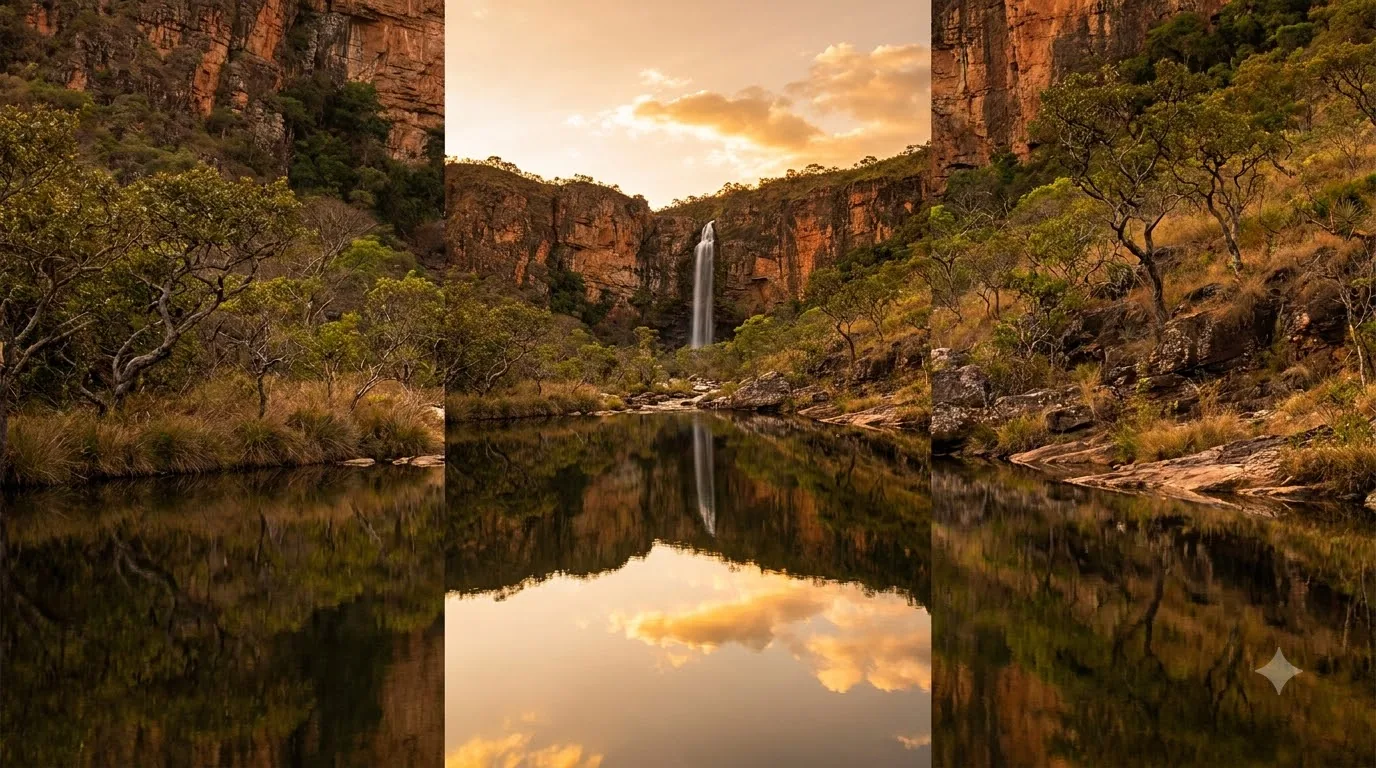 Salto 120 — cachoeira em Goias, Brasil