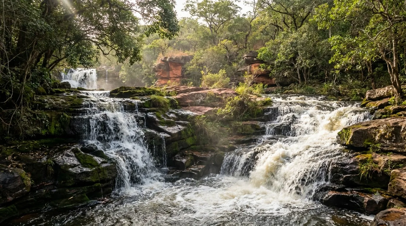 Sete Quedas — cachoeira em Goias, Brasil