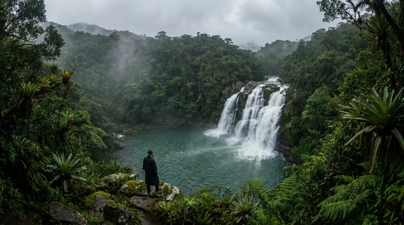 Sherlock Holmes — cachoeira em Rio de Jeneiro, Brasil