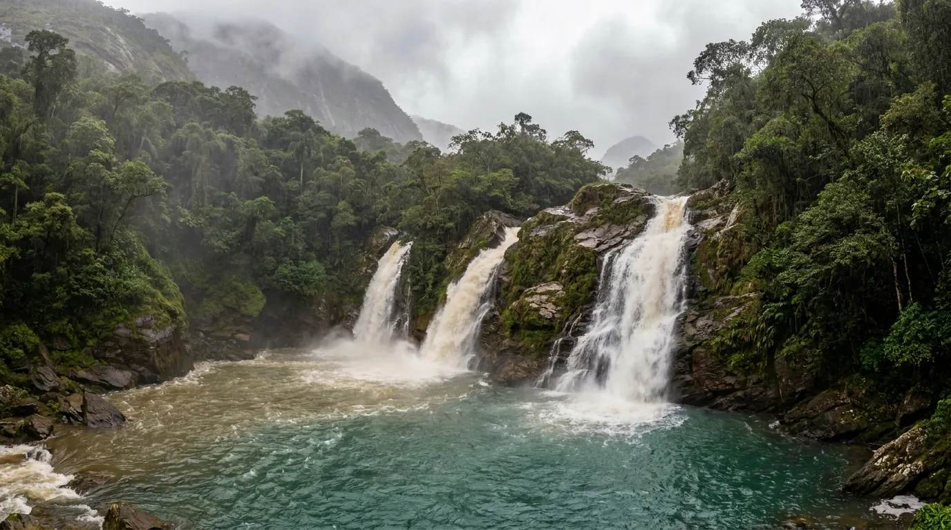 Três Cachoeiras — cachoeira em Rio de Jeneiro, Brasil
